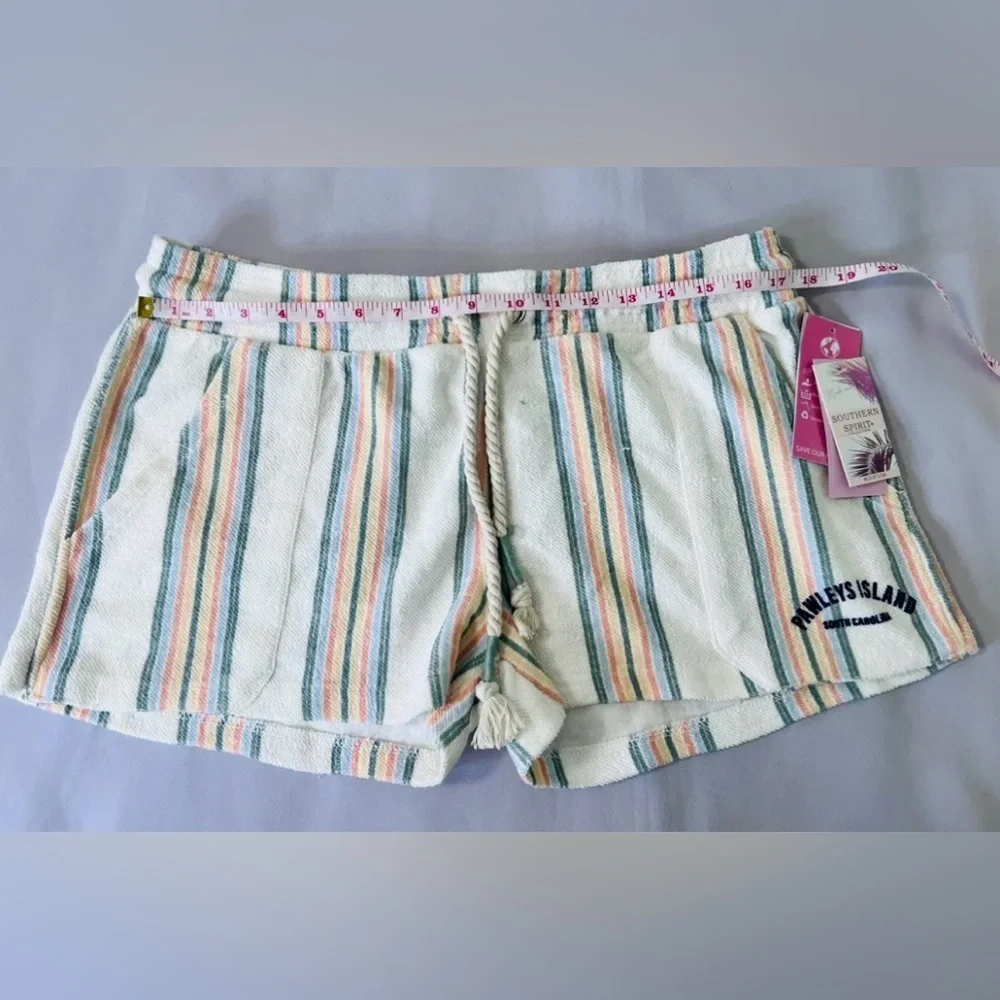 Southern Spirit striped linen blend shorts size‎ XL Women’s